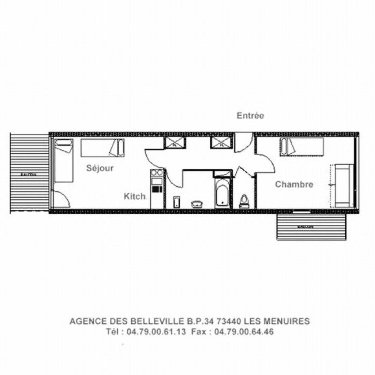 Residence Dorons - Appartement Agreable - Acces Direct Aux Pistes - Balcon Mae-2204 Сен-Мартен-де-Бельвиль Экстерьер фото